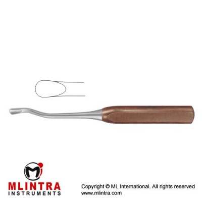 FiberGrip™ Bone Gouge Stainless Steel, 23.5 cm - 9 1/4" Blade Width 16 mm